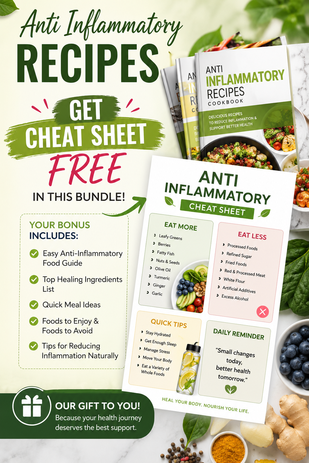 Latest Complete Anti-Inflammatory Recipes Cookbook Bundle 2026 !